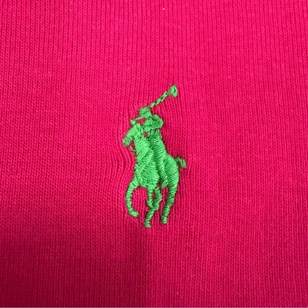 Women’s Ralph Lauren V-Neck Short Sleeve Shirt 100% Cotton Large - Picture 4 of 14
